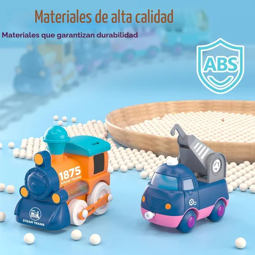 Vista 6 de Juego de tren para niños pequeños, juguete de tren eléctrico para niños de 3 a 5 años, juego de trenes de Navidad para niños de 4 a 8 años