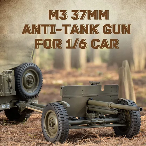 Vista 2 de Pistola antitanque 1/6 M3 1.457 in para 1/6 Willys RTR
