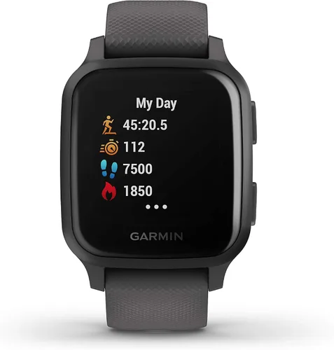 Vista 2 de Garmin Venu Reloj inteligente con GPS con monitoreo avanzado de salud y características de fitness
