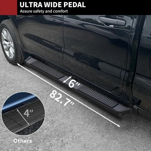 Vista 7 de YITAMOTOR Estribos compatibles con Ram 1500 Crew Cab 2009-2018
