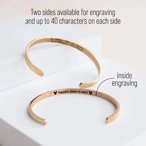 Vista 2 de MIAMIA Pulseras personalizadas para mujer, brazalete con mantra inspirador grabado, regalos para mujeres, niñas y parejas, joyería de fecha, nombre