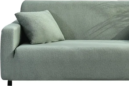 Vista 18 de Funda para sofá, protector de muebles de sofá, tejido jacquard elástico, suave, antideslizante, parte inferior elástica, gruesa, lavable, universal