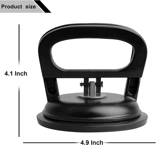 Vista 2 de FCHO Ventosa de vidrio resistente de aluminio para extractor de placa al vacío, ganchos de soporte para elevación, elevador de ventosa de azulejos