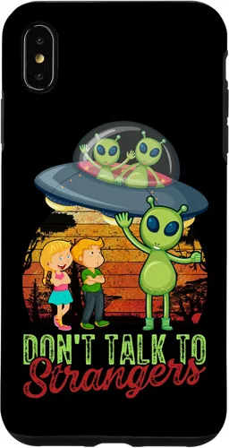 Vista 7 de Funda para iPhone 12 mini UFO Don't Talk To Alien Strangers Extraterrestrials