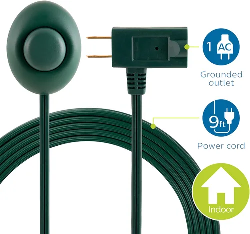 Vista 2 de Philips SPS1036GF/27 - Cable de extensión de enchufe plano de 1 salida