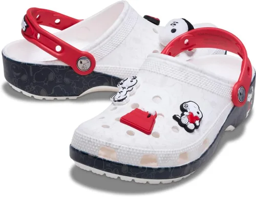 Vista 2 de Crocs Zuecos clásicos unisex para adultos con Peanuts Snoopy