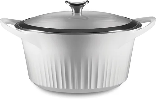 Vista 13 de CorningWare QuickHeat - Tostador de aluminio fundido de 3.2 cuartos de galón con tapa e interior de cerámica antiadherente, ligero y rápido