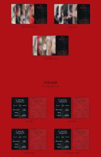 Vista 5 de (POCA Ver) DREAMCATCHER [VILLAINS] 9º Mini álbum (versión aleatoria Ver.+1ea Store Gift Photo Card) K-POP SELLADO