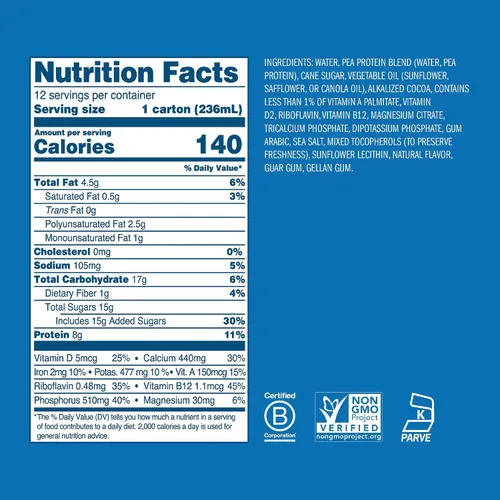 Vista 7 de Ripple Leche no láctea de 8 onzas, chocolate (paquete de 12) y Ripple 8oz leche no láctea, vainilla (paquete de 12) y Ripple 8oz leche no láctea