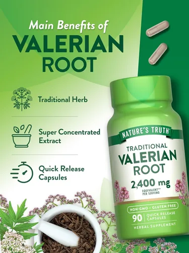 Vista 5 de Nature's Truth Raíz de Valeriana 1200 mg Suplemento 90 ea (Paquete de 3)
