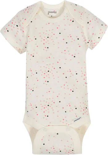 Vista 5 de Onesies Brand Paquete de 8 mamelucos de manga corta para bebé niñas