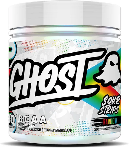 Vista 11 de GHOST BCAA - Suplemento de aminoácidos en polvo, frambuesa azul, 30 porciones, sin azúcar, aminopolvo para después del entrenamiento y bebida