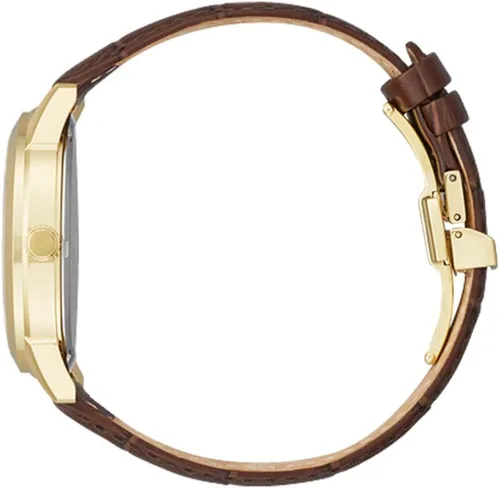 Vista 2 de Citizen Reloj Eco-Drive Corso con correa de cuero para hombre 1.575 in AW0092-07Q