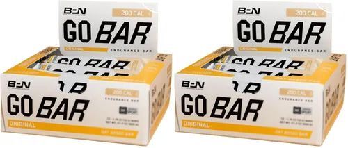 Vista 7 de BARE PERFORMANCE NUTRITION Go Bar, barra de avena para entrenamiento de resistencia con 36g de carbohidratos y 200 calorías por porción, 12 barras