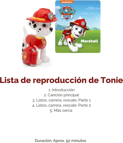 Vista 5 de Tonies Marshall Audio Play Personaje de Paw Patrol
