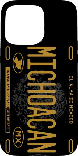 Vista 31 de Michoacano Michoacan Mexican State License Plate Phone Case for iPhone 17