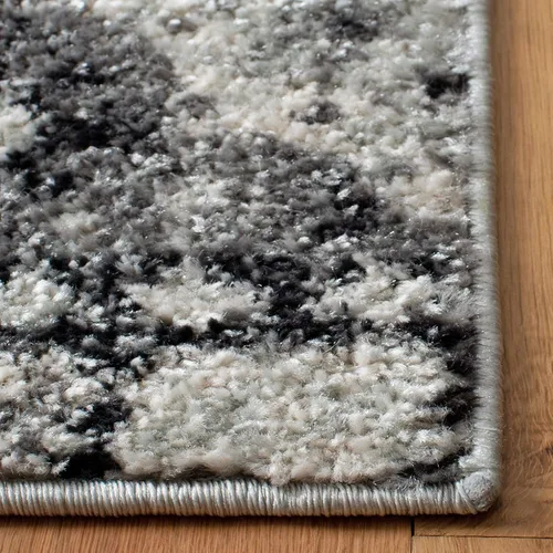 Vista 3 de SAFAVIEH Madison Collection - Alfombra decorativa de 2 pies 3 pulgadas x 4 pies, color carbón y gris, diseño bohemio chic, no desprende pelusa