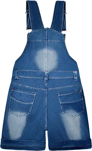 Vista 3 de Peacolate 4-11T Little & Big Girls Jumper Dress Casual Strap Denim Overalls