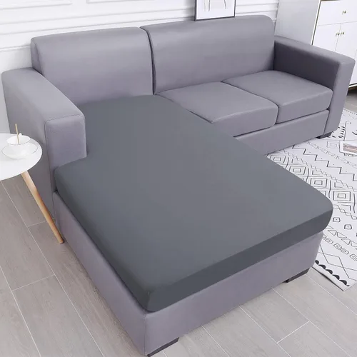 Vista 61 de Smiry Fundas de cojín impermeables para sofá, funda elástica y lavable, funda de cojín suave elástica antideslizante para muebles para mascotas