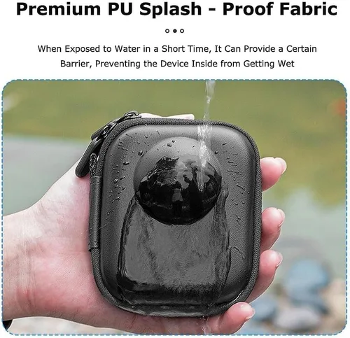 Vista 7 de Funda rígida compatible con cámara de acción DJI Osmo 360, carcasa de poliuretano impermeable, ajuste personalizado, a prueba de golpes y arañazos