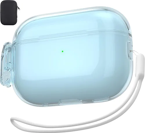 Vista 39 de Funda de protección contra caídas para AirPods Pro 2 con kit de limpieza B-Negro