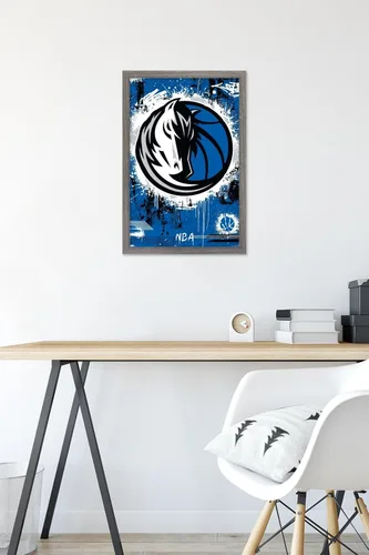 Vista 6 de Trends International NBA Dallas Mavericks - Póster de pared con logotipo Maximalist 23