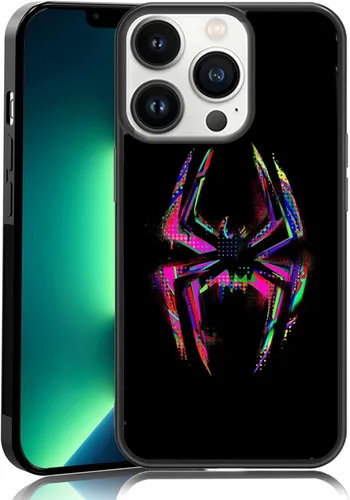 Vista 26 de Morales Punk Gwen - Funda protectora para iPhone 11 Pro, Spiderverse negro TPU a prueba de golpes, funda protectora para iPhone, linda funda