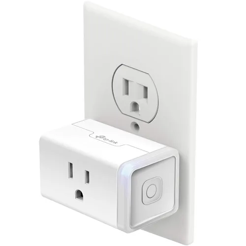Vista 2 de Kasa Smart - Enchufe inteligente mini con monitoreo de energía, enchufe Wi-Fi inteligente para casa inteligente, compatible con Alexa, Google Home e