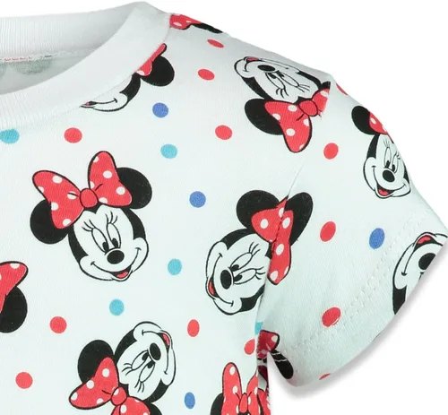 Vista 9 de Disney Mickey Mouse Minnie Mouse Girls 4 Pack Graphic T-Shirts Infant to Big Kid