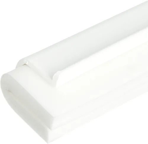 Vista 2 de SPARTA 4156802 - Escobilla de ducha de plástico con doble espuma para ventana, vidrio, puerta de ducha, piso, parabrisas, 24 pulgadas, color blanco