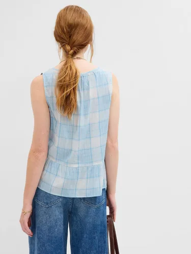 Vista 6 de GAP Camisa Peplum para mujer