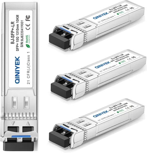 Vista 9 de Transceptor SFP+ 10GBase-SR, módulo SFP+ LC multimodo 10G 850 nm, hasta 984.3 ft, compatible con Cisco SFP-10G-SR, Unifi UF-MM-10G, Meraki