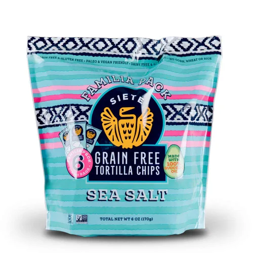 Vista 26 de Siete Chips de tortilla sin granos, sin gluten, aprobados por Whole30, paleo, vegano, sin OMG, chips de inmersión, 5 onzas (paquete de 3)