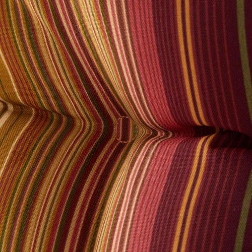 Vista 5 de Greendale Home Fashions Cojín para asiento y respaldo de exterior, 38 x 21 pulgadas, 1 unidad (paquete de 1), diseño de rayas canela