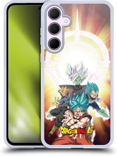 Vista 178 de Head Case Designs Funda de gel con licencia oficial de Dragon Ball Super Group Future Trunks Arc Characters [protección de grado militar] compatible