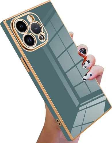 Vista 145 de KANGHAR Funda compatible con iPhone 12 de lujo con bonito diseño galvanizado, carcasa de cuerpo completo, antiarañazos, a prueba de golpes, funda