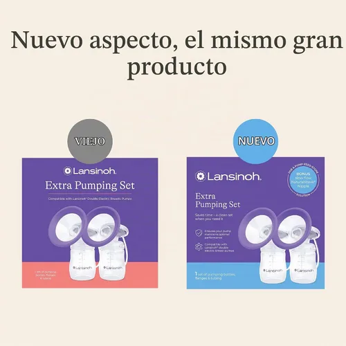 Vista 2 de Lansinoh Juego de bombeo extra para extractores de leche NaturalWave