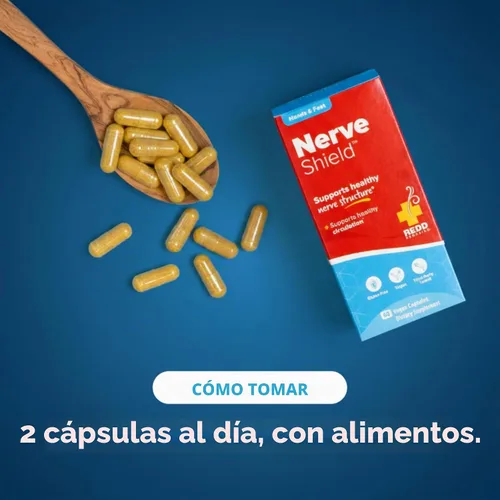 Vista 8 de Redd Remedies, Escudo nervioso, apoya la estructura nerviosa saludable, 60 cápsulas
