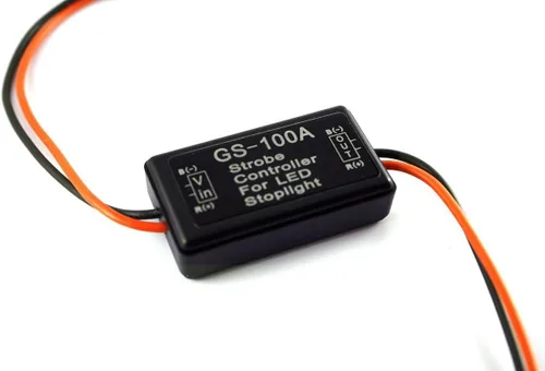 Vista 2 de x xotic tech 1 x módulo de flash estroboscópico caja controlador módulo intermitente para maletero de coche 3ª luz de freno alto montaje lámpara