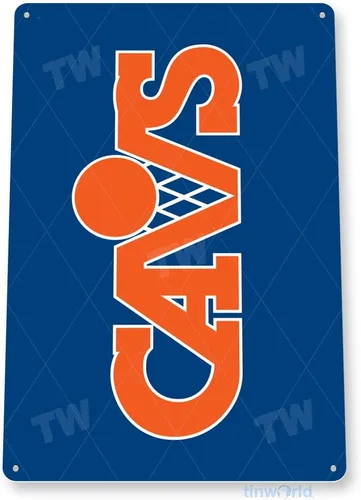 Vista 3 de Tinworld Letrero de estaño: Cavs Baloncesto Retro Deportes Metal Sign Decoración Bar Pub Cueva Metal Sign Decoración B344