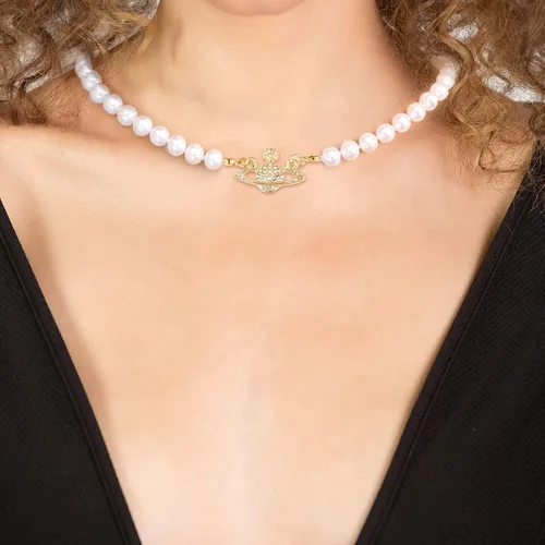 Vista 6 de Juego de 2 collares de perlas collar de perlas artificiales collar de gargantilla de perlas dije para mujer novia boda cumpleaños aniversario