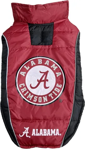 Vista 19 de Pets First Collegiate Clemson Tigers - Chaleco acolchado para perros y gatos. Talla S. Abrigo cálido, acogedor e impermeable, para perros y gatos