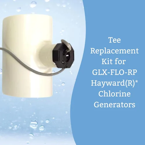 Vista 3 de Conjunto de interruptor de flujo con kit de reemplazo en T para generadores de cloro GLX-FLO-RP Hayward(R)* - Cable de 15 pies Detección de flujo