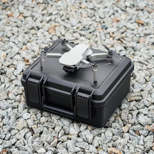 Vista 9 de HeiyRC Mini 2 SE 4K caso, resistente al agua, estuche rígido de transporte portátil para DJI Mavic Mini 2 SE/4K/2 Fly More Combo para accesorios