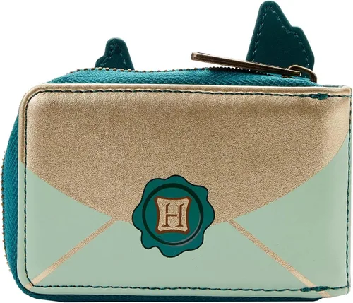 Vista 3 de Loungefly Harry Potter Golden Hogwarts - Cartera de acordeón estándar