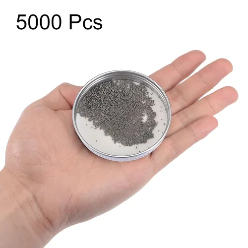 Vista 3 de uxcell 5000pcs 0.031 in carbono acero rodamiento bolas G1000 precisión