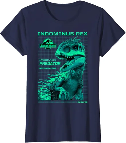 Vista 41 de Jurassic World Indominus Rex Hybrid Predator T-Shirt Small Negro