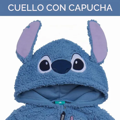 Vista 4 de Disney Mono de forro polar con capucha para bebé recién nacido a bebé