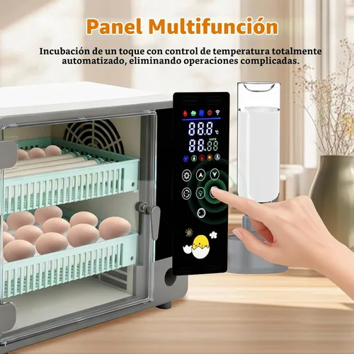 Vista 6 de Incubadora de huevos de 24 huevos Turner automático Control