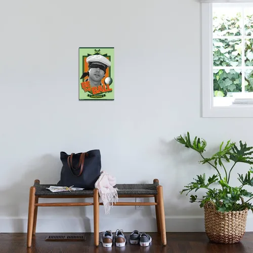 Vista 49 de Trends International Caddyshack - Póster de pared Be the Ball, 14.725 x 22.375 pulgadas, versión enmarcada de madera de granero